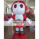 Red And White Robot Mascot Costume For Adults