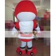 Red And White Robot Mascot Costume For Adults