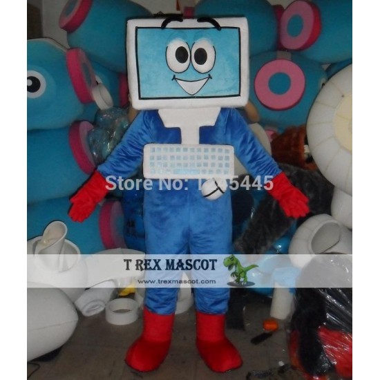 Adult Computer Mascot Costume