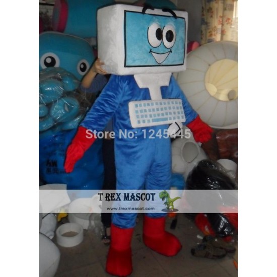 Adult Computer Mascot Costume