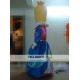 Queen With Yellow Hair Mascot Costume Adult Queen Mascot