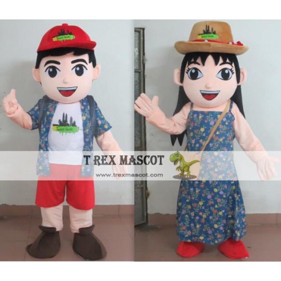 Fancy Mascot Costume Student Boys / Girls Mascot Costume For Adult