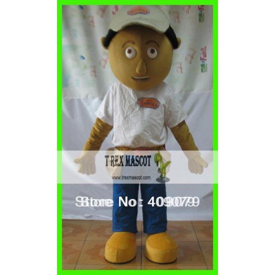 Carpenter Mascot Costume Adult Carpenter Costume