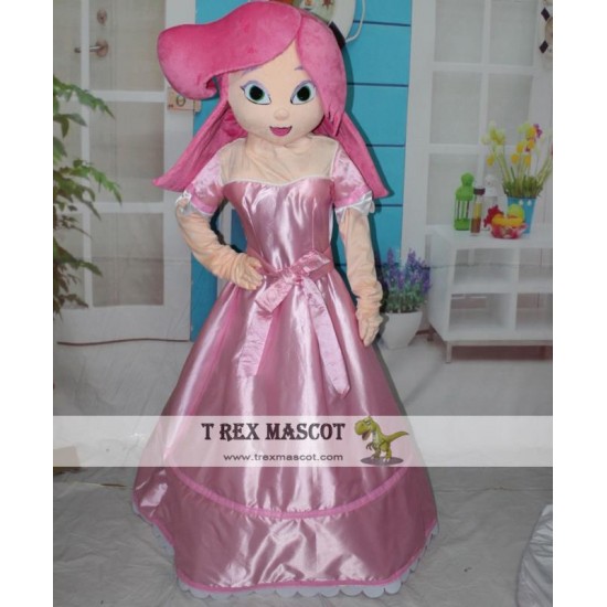 Adult Princess Sleeping Becauty Mascot Costume For Adults