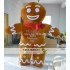 Adult Gingerbread Man Mascot Gingerbread Man Costume