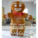 Adult Gingerbread Man Mascot Gingerbread Man Costume