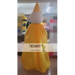 Clown In Yellow Mascot Costume For Adults Clown Mascot