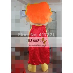 Energetic Boy Mascot Costume For Adults Boy Mascot