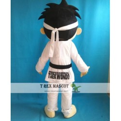 Judo Boys Mascot Costume Adult Judo Boys Costume