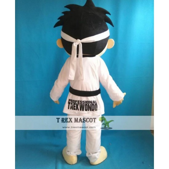 Judo Boys Mascot Costume Adult Judo Boys Costume