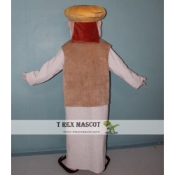 Arab Man Mascot Costume Easy Wearing Arab Man Mascot Costume