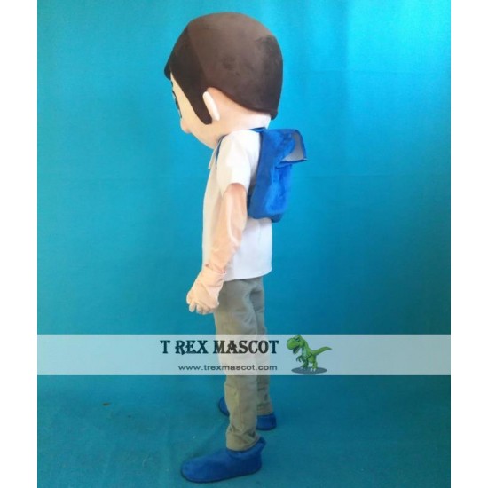 School Boy Mascot Costume Adult Student Costume