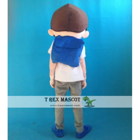 School Boy Mascot Costume Adult Student Costume