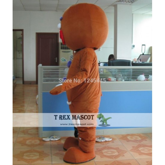 Mascot Costume Gingerbread Man Mascot Costume