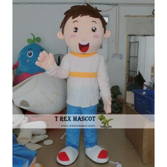 Funny Boy Mascot Costume Adult Student Costume