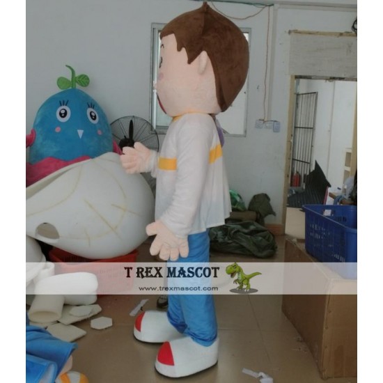 Funny Boy Mascot Costume Adult Student Costume