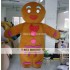 Adult Mascot Costume Gingerbread Man Mascot Costume