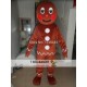 Man Mascot Costume Gingerbread Man Mascot Costume