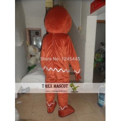 Man Mascot Costume Gingerbread Man Mascot Costume