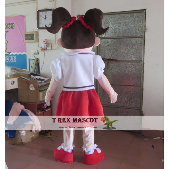 Professional Mascot Costume Little Girl Mascot Costume School Girl Mascot For Adult