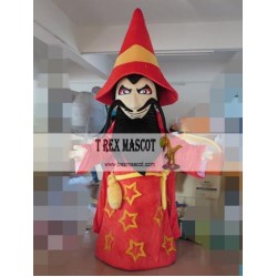 Mysterious Sorcerer Mascot Costume Sorcerer Mascot Wizard Mascot