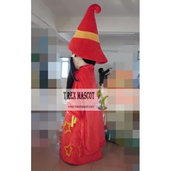 Mysterious Sorcerer Mascot Costume Sorcerer Mascot Wizard Mascot