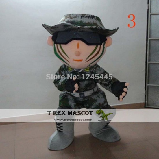 Adult War Game Army Mascot Costume Army Cosplay Costume Army Lingerie Costume