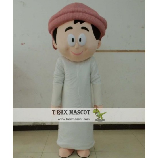 Arab Boy Mascot Costume Arabian Boy Mascot Costume For Adults