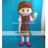 Adult School Boy And Girl Mascot Costume Girl Mascot Girl Mascot Costume