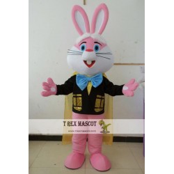 Pink Bunny Costume Adult Bunny Mascot Costume Easter Bunny Costume