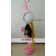 Pink Bunny Costume Adult Bunny Mascot Costume Easter Bunny Costume