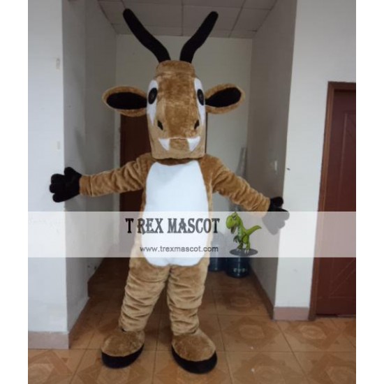 Brown Adult Reindeer Mascot Costume