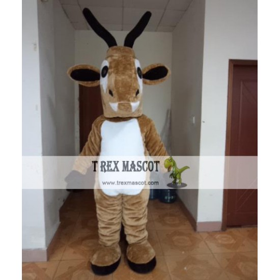 Brown Adult Reindeer Mascot Costume