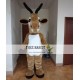 Brown Adult Reindeer Mascot Costume