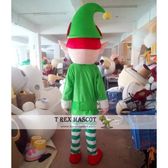 Adult Chirstmas Elf Mascot Costume