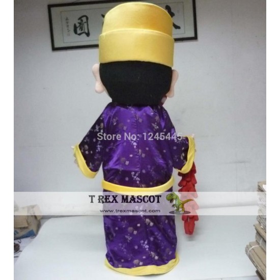 Fu Lu Shou Fortune Mascot Costume