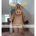 Adult Brown Moose Mascot Costume