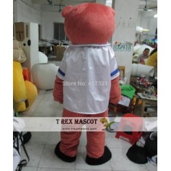 Red Beared In Sailor Mascot Costume Bear Mascot For Adults