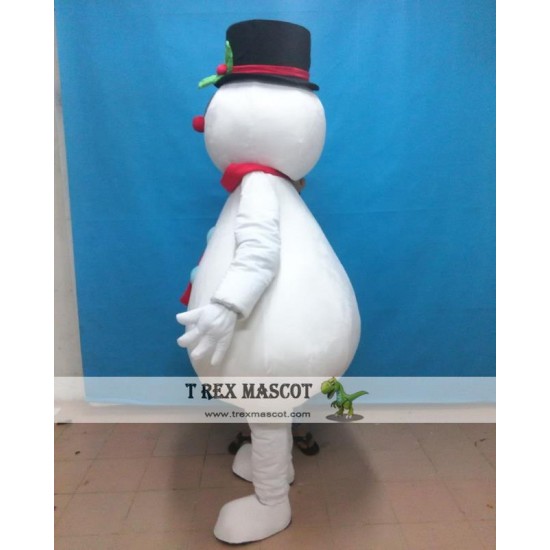 Adult Snowman Mascot Costume