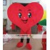 Adult Red Heart Mascot Costume