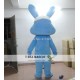 Blue Easter Bunny Mascot Costume For Adult