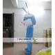 Blue Easter Bunny Mascot Costume For Adult