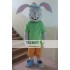 Green T-Shirt Adult Bunny Rabbit Mascot Costume