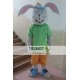 Green T-Shirt Adult Bunny Rabbit Mascot Costume