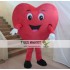 Adult Red Heart Mascot Costume