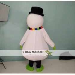 Christmas Mascot Adult Snowman Costume