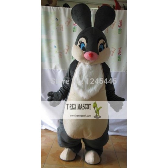 Easter Bunny Adult Animal Mascot Costume