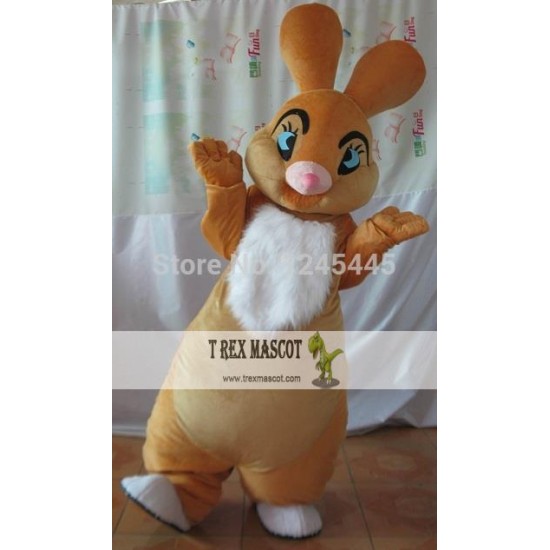 Easter Bunny Adult Animal Mascot Costume