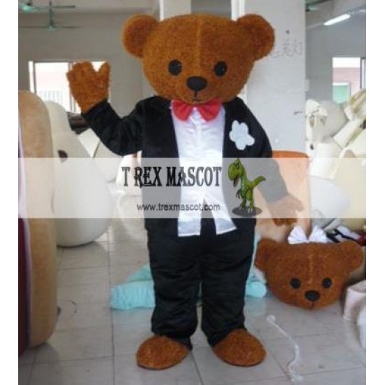 Wedding Bear Mascot Costume For Adult