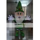 Green Santa Claus Mascot Costume For Adult